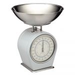 Cântar de bucătărie Kitchen Craft Living Nostalgia, gri deschis, 4 kg