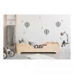 Pat din lemn de pin pentru copii Adeko BOX 10, 70 x 160 cm