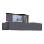 Paravan pentru balcon gri 500x85 cm - Maximex