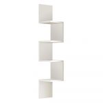 Bibliotecă de perete albă 22x117 cm Laura – Kalune Design