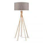 Lampadar din bambus Good&Mojo Kilimanjaro, abajur bej