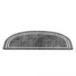 Covorașe pentru scări gri 16 buc. 20x65 cm Plain – Vitaus