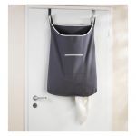 Coș de rufe suspendat Wenko Door Laundry, gri