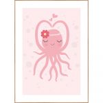 Tablou pentru copii 30x40 cm Oktopus – Malerifabrikken