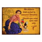 Semn din metal 21x15 cm Maison Michel – Antic Line
