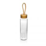 Sticlă cu capac din lemn de bambus Bambum Diem, 500 ml