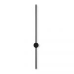 Aplică de perete neagră LED ø 7 cm Sword – Opviq lights