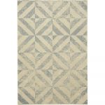 Covor bej din lână 160x240 cm Tile – Agnella