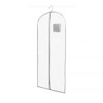 Husă de protecție pentru haine de agățat Compactor Dress Bag White, alb