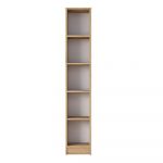 Bibliotecă cu aspect de lemn de nuc 30x170 cm Allen – Kalune Design