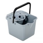Găleată cu mop din plastic reciclat Addis Eco Range, 12 l, gri