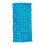 Covor baie anti-alunecare Wenko Paradise, 71 x 36 cm, albastru petrol