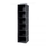 Organizator compartimentat suspendat Compactor Garment So Black 6 Rack