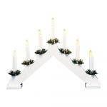 Decorațiune luminoasă albă cu model de Crăciun Ola – Markslöjd