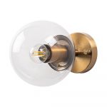 Aplică de perete în culoarea bronz ø 15 cm Atmaca – Opviq lights