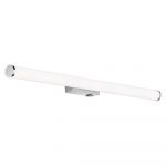 Aplică de perete argintiu-lucios LED (lungime 80 cm) Mattimo – Trio