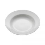 Farfurie din porțelan pentru supă Maxwell & Williams Basic Bistro, ø 22,5 cm, alb