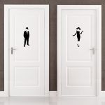 Autocolant Ambiance Elegant Restroom, 25 x 25 cm