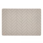 Suport din silicon pentru farfurie Södahl Tiles, 33 x 48 cm, bej