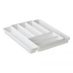 Organizator sertar pentru tacâmuri din plastic 39,7 x 34 cm Domino - Rotho