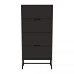 Dulap Tenzo Lipp, 60 x 127 cm, negru