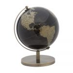Glob decorativ Mauro Ferretti Mappamondo, ⌀ 20 cm, arămiu