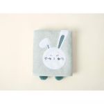 Prosop pentru copii verde din bumbac 75x50 cm Bunny - Foutastic
