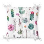 Pernă pentru scaun cu amestec de bumbac Minimalist Cushion Covers Succulent, 40 x 40 cm