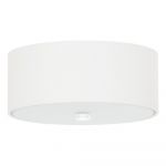 Plafonieră albă cu abajur textil ø 30 cm Herra – Nice Lamps