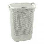 Coș pentru rufe murdare Curver Knit Hamper, 57 l, bej