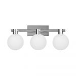 Plafonieră argintie cu abajur din sticlă 15x58 cm Maldus – Candellux Lighting