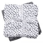 Set 2 scutece din muselină Done By Deer Happy Dots, gri