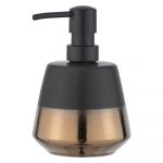 Dozator din ceramică pentru săpun Wenko Brandol, negru