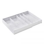 Organizator de tacâmuri alb din plastic 47.5 x 35 cm - YAMAZAKI