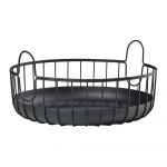 Coș de depozitare din sârmă din metal ø 38x18 cm Inu – Zone