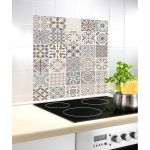 Protecție din sticlă pentru peretele de lângă aragaz Wenko Spalshback Tile