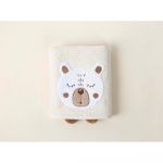 Prosop pentru copii bej din bumbac 75x50 cm Teddy - Foutastic