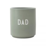 Cană verde din porțelan 300 ml Dad – Design Letters