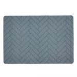 Suport din silicon pentru farfurie Södahl Tiles, 33 x 48 cm, albastru
