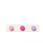 Cuier de perete LEGO®, roz-gri