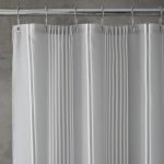 Perdea de duș 180x180 cm Textured Stripe - Catherine Lansfield