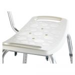 Scaun cu spătar pentru duș Wenko Stool With Back, 54 x 49 cm