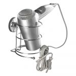 Suport pentru uscător de păr Wenko cu sistem de prindere Vacuum-Loc, până la 33 kg