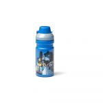Sticlă de apă pentru copii LEGO® City, 390 ml, albastru