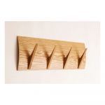 Cuier de perete din lemn masiv Woodman Rack Naki Oak Large