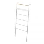 Cuier cu raft YAMAZAKI Tower Ladder, alb