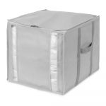 Cutie de depozitare pentru haine din material textil cu vacuum și pereți întăriți Granit – Compactor