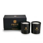 Lumânare parfumată din ceară de soia timp de ardere 60 h Tobacco&Leather/Oud&Bergamote – Privé Home