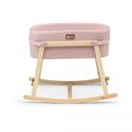 Pătuț leagăn roz/natural Hier – Kalune Design