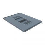 Capac pentru coșuri mari de plastic cu filtru de mirosuri, 21,5 x 29 cm - Elletipi